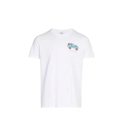 1789 Cala T-shirt Col Rond En Coton Mélangé In White
