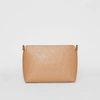 BURBERRY Medium Monogram Leather Clutch