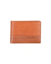 PIQUADRO PIQUADRO MAN WALLET BROWN SIZE - BOVINE LEATHER, METAL,46629057RD 1