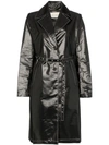 ALYX WILLIAMS BELTED VINYL TRENCH COAT