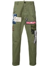 DSQUARED2 LOGO PATCH CHINOS