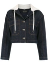 ANDREA BOGOSIAN CROPPED DENIM JACKET