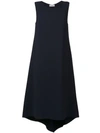 ALBERTO BIANI ALBERTO BIANI ASYMMETRIC HEM DRESS - 蓝色