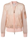 RED VALENTINO TULLE BOMBER JACKET