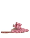 POLLY PLUME POLLY PLUME WOMAN MULES & CLOGS RED SIZE 7 TECHNICAL FIBERS,11645382XS 5