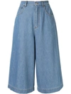 DOLCE & GABBANA CROPPED WIDE-LEG JEANS