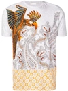 ETRO PARROT AND PAISLEY PRINT T