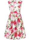 DOLCE & GABBANA ROSE PRINT DRESS