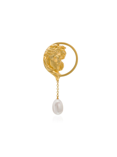 Anissa Kermiche Gold-plated Madame Tallien Pearl Earring
