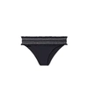 Tory Burch Costa Hipster Bikini Bottoms Black/new Ivory In Black