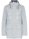 CANADA GOOSE CANADA GOOSE BRETON HOODED FEATHER DOWN JACKET - 灰色