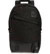TOPO DESIGNS CANVAS & LEATHER DAYPACK - BLACK,TDDPS19BKWHRP