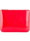 KENZO KENZO TIGER LOGO CLUTCH BAG - 红色