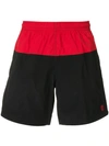 ALEXANDER MCQUEEN TWO-TONE SWIMMING SHORTS