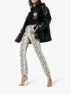 ALYX 1017 ALYX 9SM LEATHER SNAKESKIN PRINT TROUSERS,AAWPA0022A00213358081