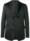 Raf Simons Satin Blazer In Black