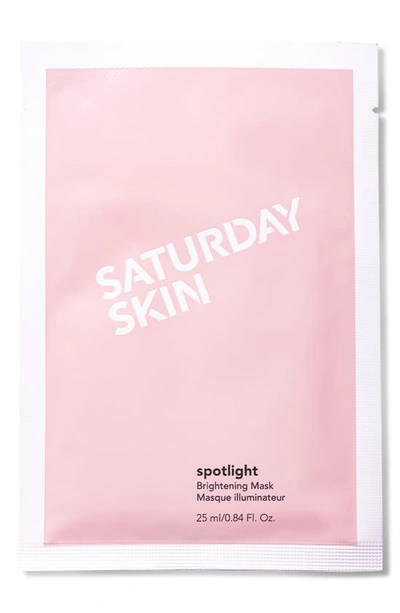 Saturday Skin Spotlight Brightening Sheet Mask, Set Of 5 In Pink