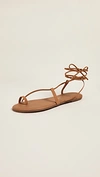 Tkees Jo Leather Lace-up Sandals In Hazelton