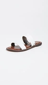 Sam Edelman Gala Two Strap Slide Sandal In White