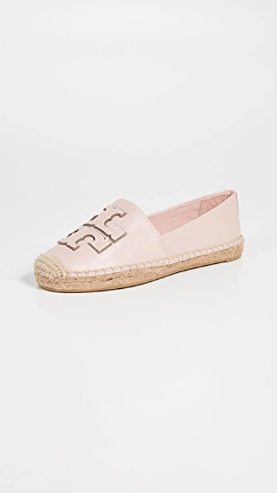 Tory Burch Espadrillas Ines In Nappa Colour Pink In Sea Shell Pink / Sea Shell Pink / Silver