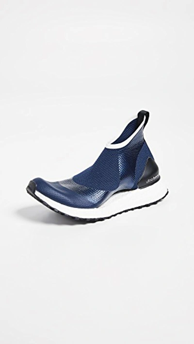 Adidas By Stella Mccartney X Parley For The Oceans “ultraboost X All Terrain” 金属感 Primeknit 运动鞋 In Navy