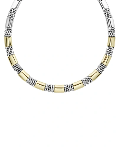 LAGOS HIGH BAR 18K 9-STATION NECKLACE,PROD218790082