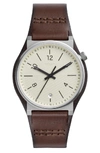 FOSSIL BARSTOW LEATHER STRAP WATCH, 42MM,FS5510