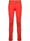 P.a.r.o.s.h High-waisted Trousers In Red
