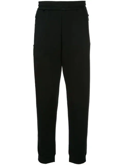 Giorgio Armani Basic Track Trousers In Black
