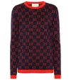 GUCCI INTARSIA COTTON SWEATER,P00364671