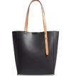 REBECCA MINKOFF STELLA LEATHER TOTE - BLACK,HH19ISTT34