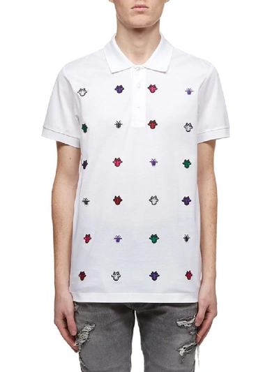 Dior White Polo Shirt