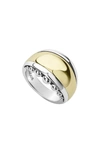 LAGOS SIGNATURE CAVIAR HIGH BAR DOME RING,03-80493-6