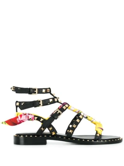 Ash Pax Studded Sandals - 黑色 In Black