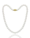 ASSAEL 16" AKOYA CULTURED 8MM PEARL NECKLACE WITH YELLOW GOLD CLASP,PROD218750110
