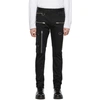 UNDERCOVER UNDERCOVER BLACK POCKET ZIPPER JEANS