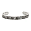 GUCCI GUCCI SILVER GG CUFF BRACELET