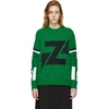 UNDERCOVER UNDERCOVER GREEN CREWNECK SWEATER