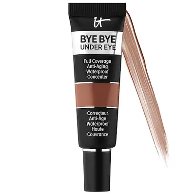 IT COSMETICS BYE BYE UNDER EYE FULL COVERAGE ANTI-AGING WATERPROOF CONCEALER 43.0 DEEP HONEY 0.40 OZ/ 12 ML,P437987