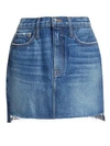 FRAME Le Mini Raw Jean Skirt