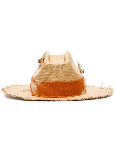 Nick Fouquet Beige Pepe Fanjul Straw Hat In Neutrals