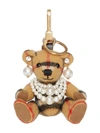 BURBERRY THOMAS BEAR CHARM WITH FAUX PEARLS