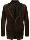 TOM FORD LEATHER TRIM BLAZER