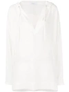 GIVENCHY GIVENCHY HOODED BLOUSE - 白色