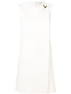 VALENTINO V HARDWARE SHIFT DRESS