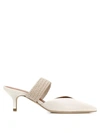 Malone Souliers Pointed Low-heeled Muller Shoes In Neutrals