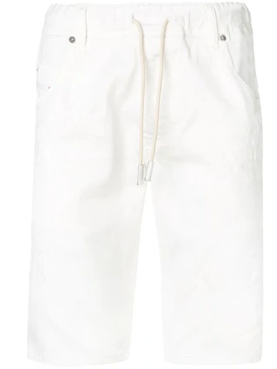 Diesel Short Denim Shorts - 白色 In White