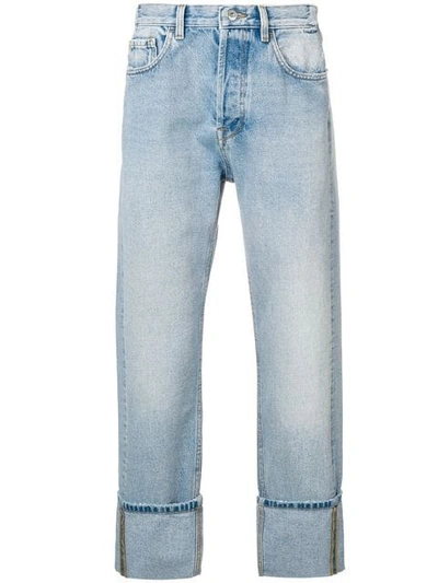 Valentino Garavani Loose Fit Jeans - 蓝色 In Denim Chiaro