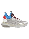 Valentino Men's Bounce Colorblock High-top Lace-up Sneakers In White
