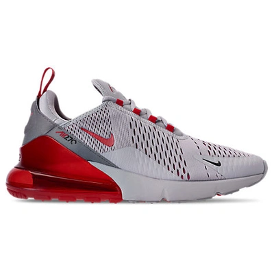 Pre-owned Nike Air Max 270 Liquid Metal Wolf Grey In Wolf Grey University  Red-ember Glow | ModeSens